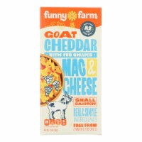 Funny Farm Goat Cheddar Cheese Macaroni & Cheese Dinner - Case of 8 - 5.5 OZ
