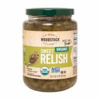 Woodstock Organic Sweet Relish - Case of 12 - 16 OZ