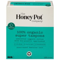 The Honey Pot - Super Tampon Plst Applicator Unsent - 1 Each-18 CT