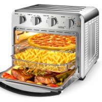 Air Fryer Toaster Oven Combo, 4 Slice Toaster Convection Air Fryer Oven Warm, Broil