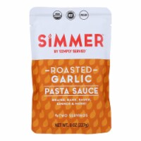 Simmer - Psta Sauce Roasted Garlic - Case of 6-8 OZ