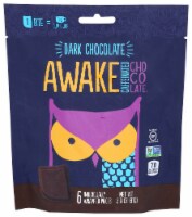 Awake Chocolate - Bag Dark Chocolate - Case of 10-2.9 OZ