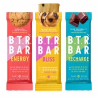B.T.R. - Energy Bars - Low Carb Protein - No Added Sugar - High Fiber Vegan - 6 Sampler Pack