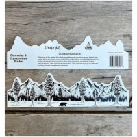 Sticker Art 666629 Endless Mountains Die-Cut Sticker
