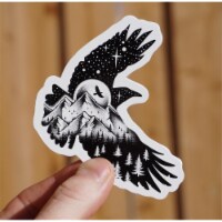 Stickerart 777315 3.5 x 3 in. Fly High Bird Sticker