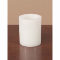 LED Wax Pillar Candle (Set of 4) 4 Dx5 H Wax/Plastic - 2 D Batteries Not Incld.