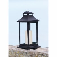 Lantern w/3 x6 LED Candle (Set of 2) 14.75 H
