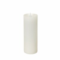 Simplux LED Pillar Candle w/Moving Flame (Set of 2) 3 D x 7 H