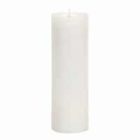 Simplux LED Pillar Candle w/Moving Flame (Set of 2)  3 D x 9 H