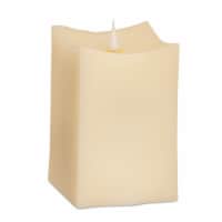 Simplux Squared Candle w/Moving Flame (Set of 2) 3.5 SQ x 5 H