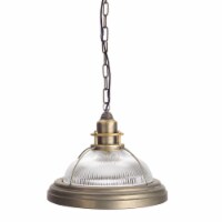 Ceiling Light 16 x54.5 Glass/Metal