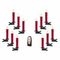 LED Clip On Taper Candle (Set of 24) 6.5 H Plastic