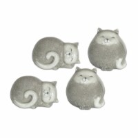 Cat (Set of 4) 3.5 H, 5 H Terracotta