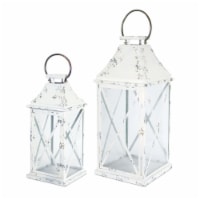 Lantern (Set of 2) 18.75 H, 25.25 H Metal