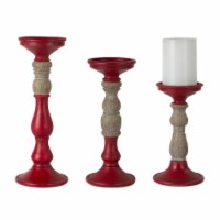 Candle Holder (Set of 3) 8.5 H, 10.5 H, 12.5 H Resin