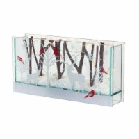 Deer w/Lights 9.5 L x 4.75 H (Set of 2) Glass 6 Hr Timer 2 AA Batteries, Not Included