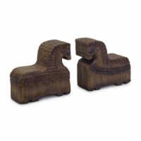 Horse Bookend (Set of 2) 7 L x 6.75 H Resin