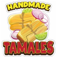 SignMission 16 in. Handmade Tamales Decal Concession Stand Food Truck Sticker