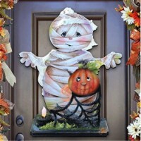 G.DeBrekht 8457406H Jamie Mills-Price Halloween Some Mummy Loves You Decorations & Wall Sign