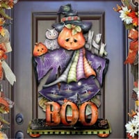 G.DeBrekht 8457407H Jamie Mills-Price Halloween This Boos for You Decorations & Wall Sign for