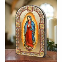 G.DeBrekht 86032 Lady of Guadalupe on Gold Plated Wood