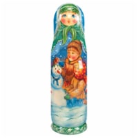 G.DeBrekht 190932 Snowman Wine Bottle Holder