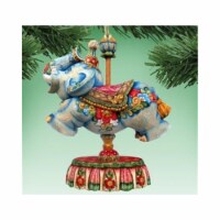 G.DeBrekht 8114043H Carousel Elephant Christmas Door Hanger