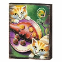 Designocracy 8512111-18 Chardonnay Art by Laura Seeley on Wooden Board Wall Decor