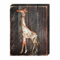 Designocracy 98231-18 Giraffe Art on Board Wall Decor