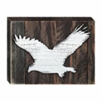 Designocracy 98417-18 Eagle Art on Board Wall Decor