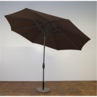 11 x 8 ft. Premium Market Umbrella - Durango Frame, Kona Brown Canopy