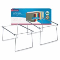 Hanging Folder Frame&#44; Letter&#44; 2-PK&#44; Steel&#44; Gray