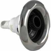 5 in. Face Typhoon 500 5-Scallop Jet Internal, Directional - Gray with Stainless Escutcheon
