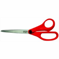 7 In. Value Light-Weight Scissor&#44; Straight Handle&#44; Red