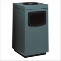 Ash N Trash Receptacle Side Door Service With Plastic Liner - 36 Gallon