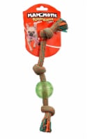 Mammoth® Flossy Chews® 11 in Extra 3 Knot Tug Dog Toy Perspective: Main