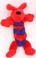 Mammoth Squeaky Freaks Small Red Dog Toy