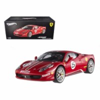 Ferrari 458 Italia Challenge Red #5 Elite Edition Limited Edition 1/18 Diecast Model Car