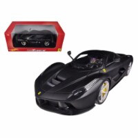 Ferrari Laferrari F70 Hybrid Matt Black 1/18 Diecast Car Model by Hotwheels