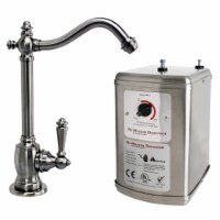 Westbrass D204HFP-07 Victorian 1-Handle Hot Water Dispenser Faucet with Instant Hot Tank in S