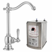 Westbrass D204HFP-26 Victorian 1-Handle Hot Water Dispenser Faucet with Instant Hot Tank in P