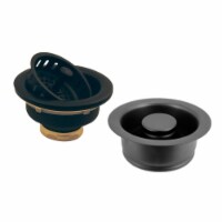 Westbrass D2165-62 Post Style Large Kitchen Basket Strainer with InSinkErator Style Disposal