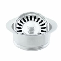 Westbrass D2089SEV-50 InSinkErator Style Disposal Flange & Strainer in Powder Coated White