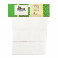 Spa Essentials White Spandex Headband One Size 51823 48 per Pack