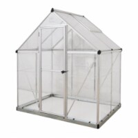 Hybrid Greenhouse - 6 x 4 ft. - Silver