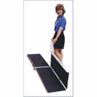 6-ft x 30-in Portable Multifold Wheelchair Ramp 800 lb. Weight Capacity  Maximum 12-in Rise