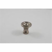 Beaded Mushroom Cabinet Knob, Satin Nickel