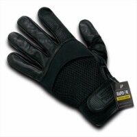 Airmesh-Digital Leather Glove - Black, Medium