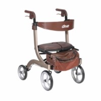 Nitro DLX Euro Style Walker Rollator - Champagne
