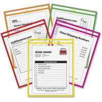 Neon Colored Stitched Shop Ticket Holders